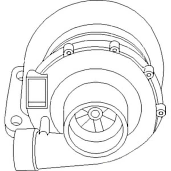 Aftermarket D0NN6K682A Turbocharger Fits FordNew Holland 7500,7000, 7100,7200 D0NN6K682AT - main